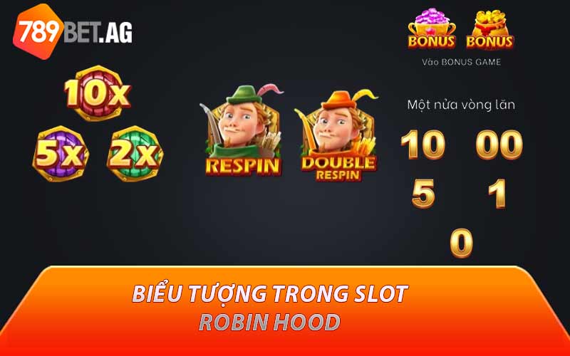 Biểu tượng chính trong slot Robin Hood